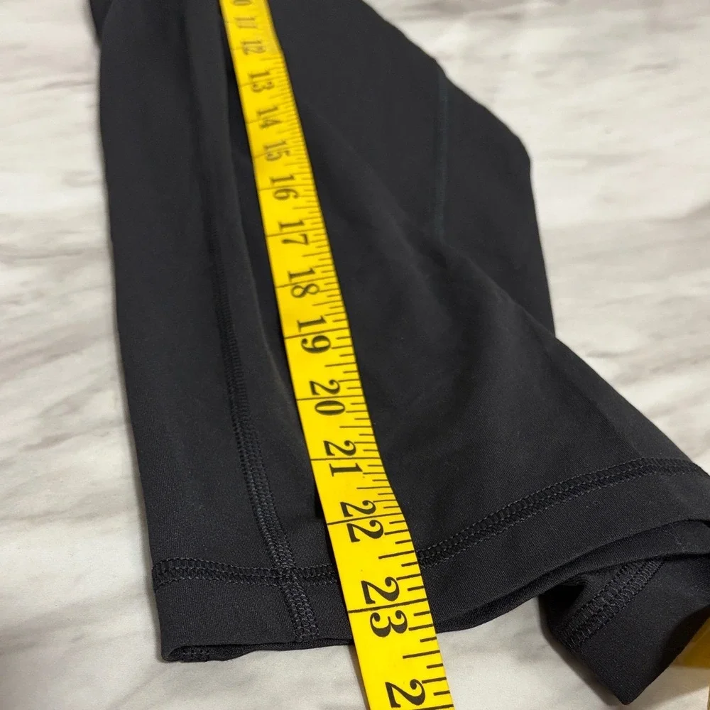 Lululemon Align Wide Leg Crop 23 High Rise Nulu Pants Black Size 2